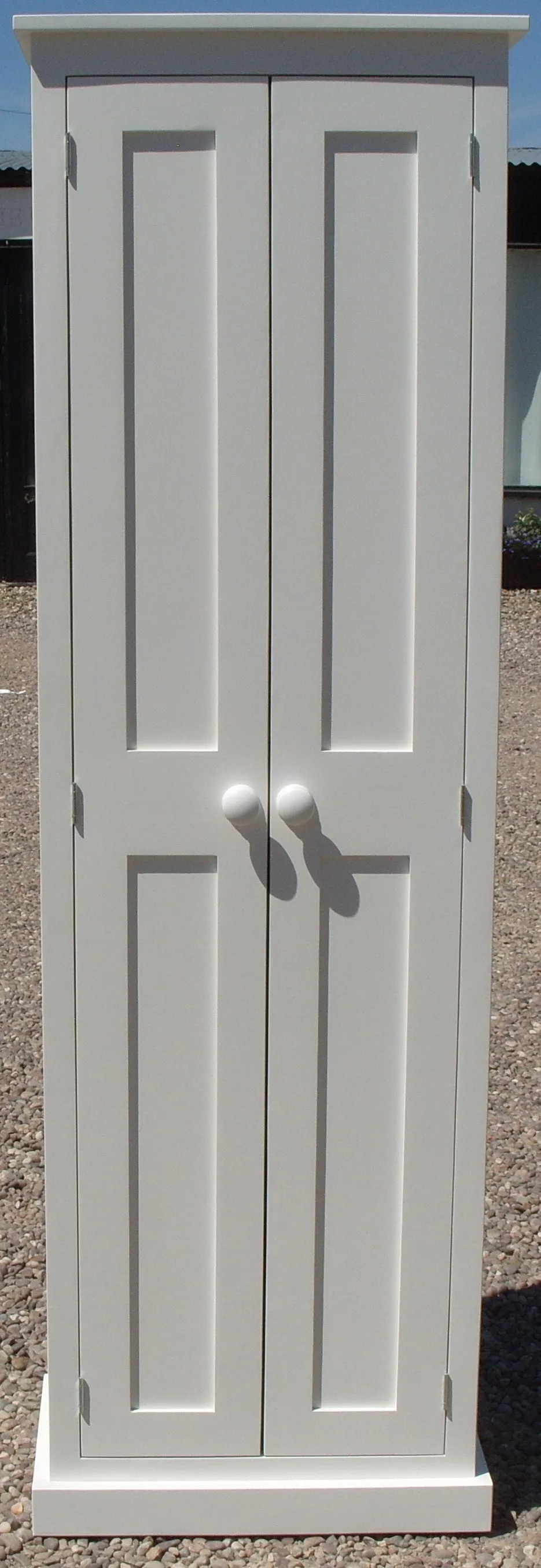 **2 door Hallway, Utility, Cloak Room Storage Cupboard with Hooks and Shelves (35 cm deep) SIZE VARIATIONS