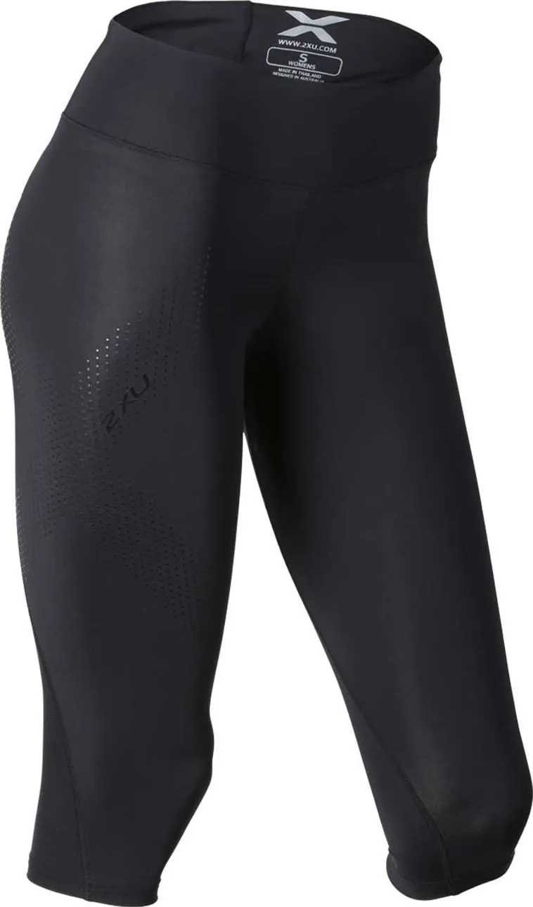 2XU Womens Mid Rise Compression 3/4 Tights