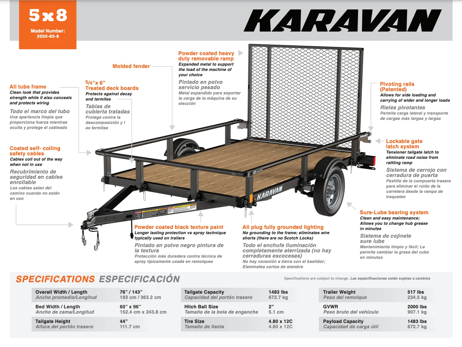 5 X 8 Utility Trailer