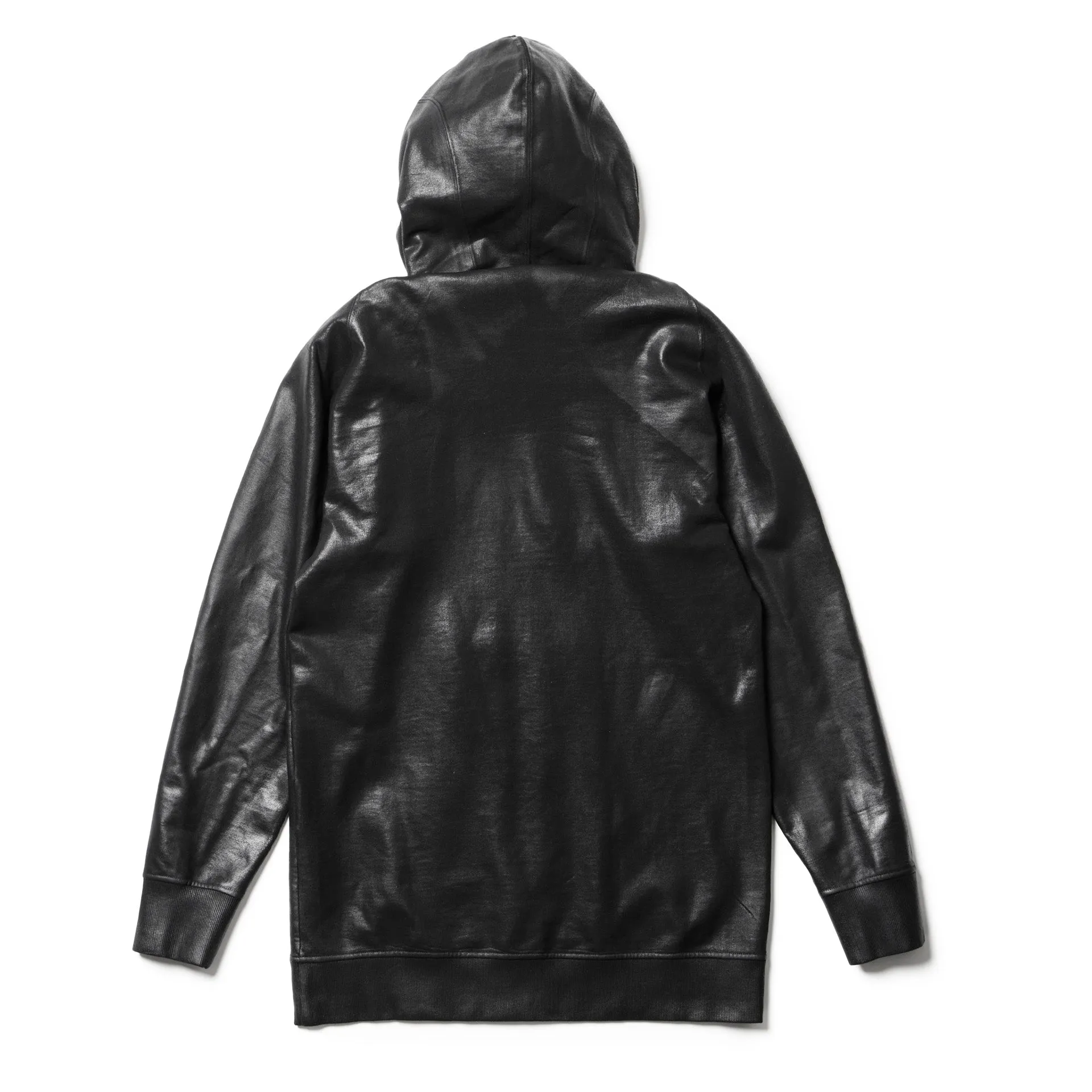 879CUM1-C Black / Coated Hooded Parka