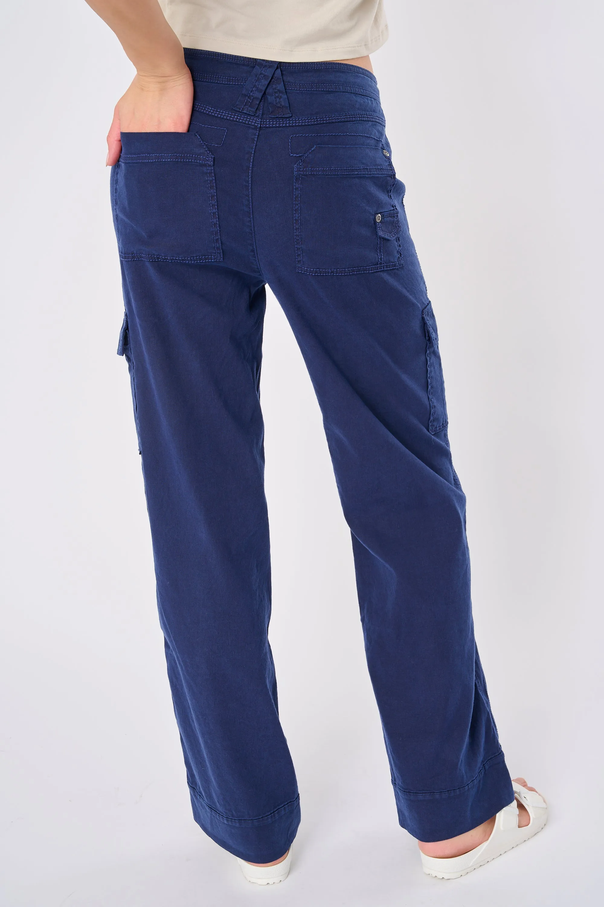 Ally Linen Cargo Pant