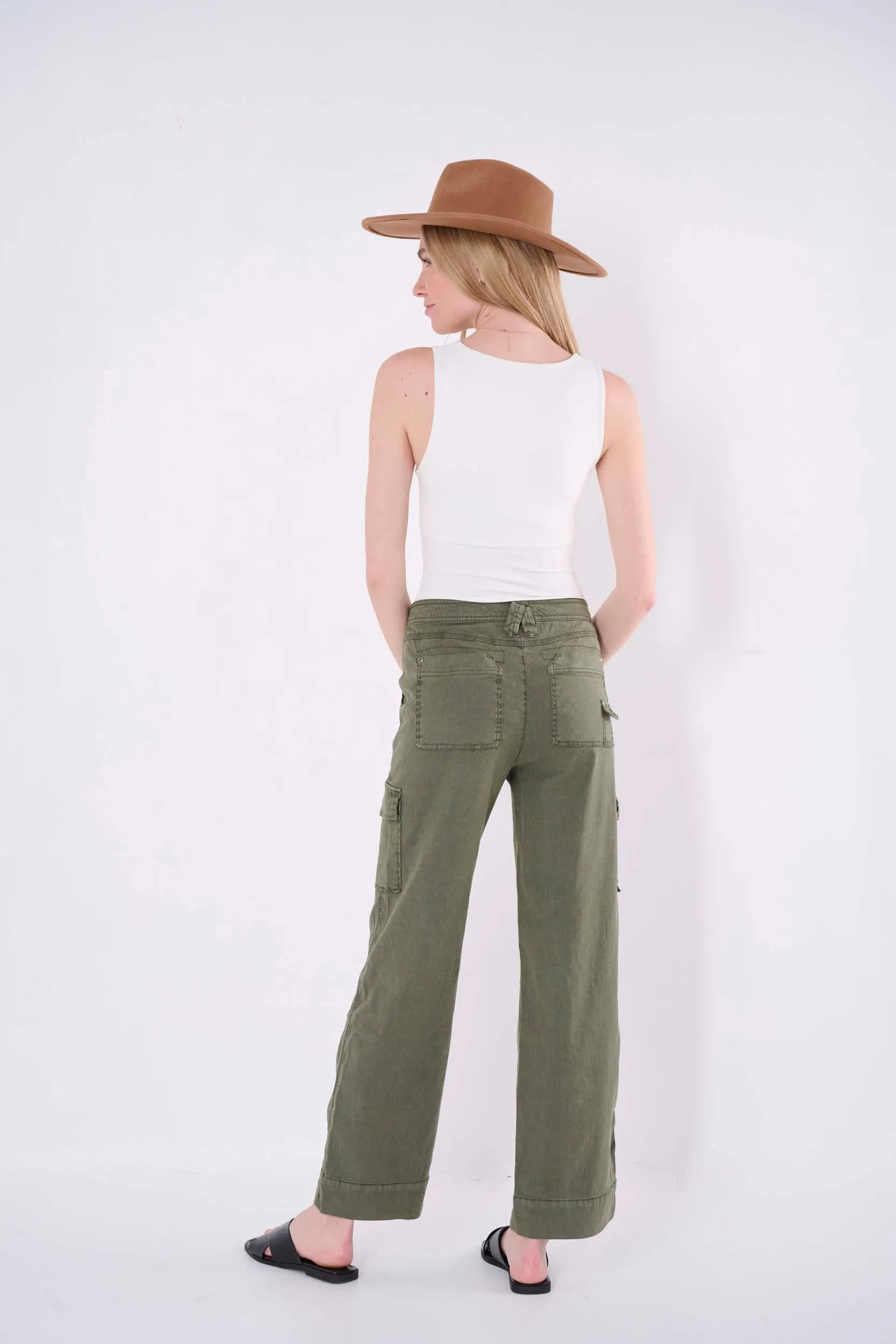 Ally Linen Cargo Pant