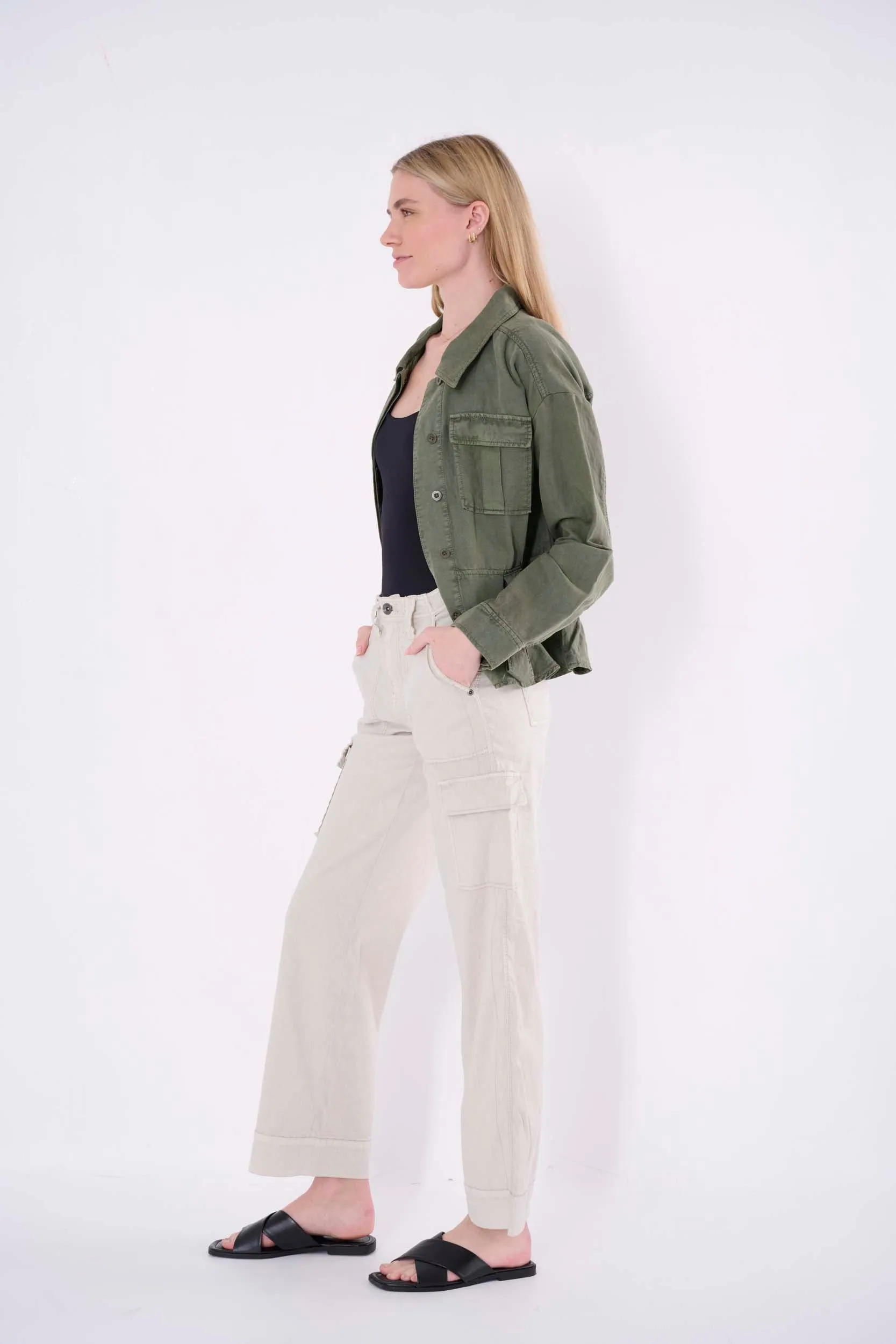 Ally Linen Cargo Pant