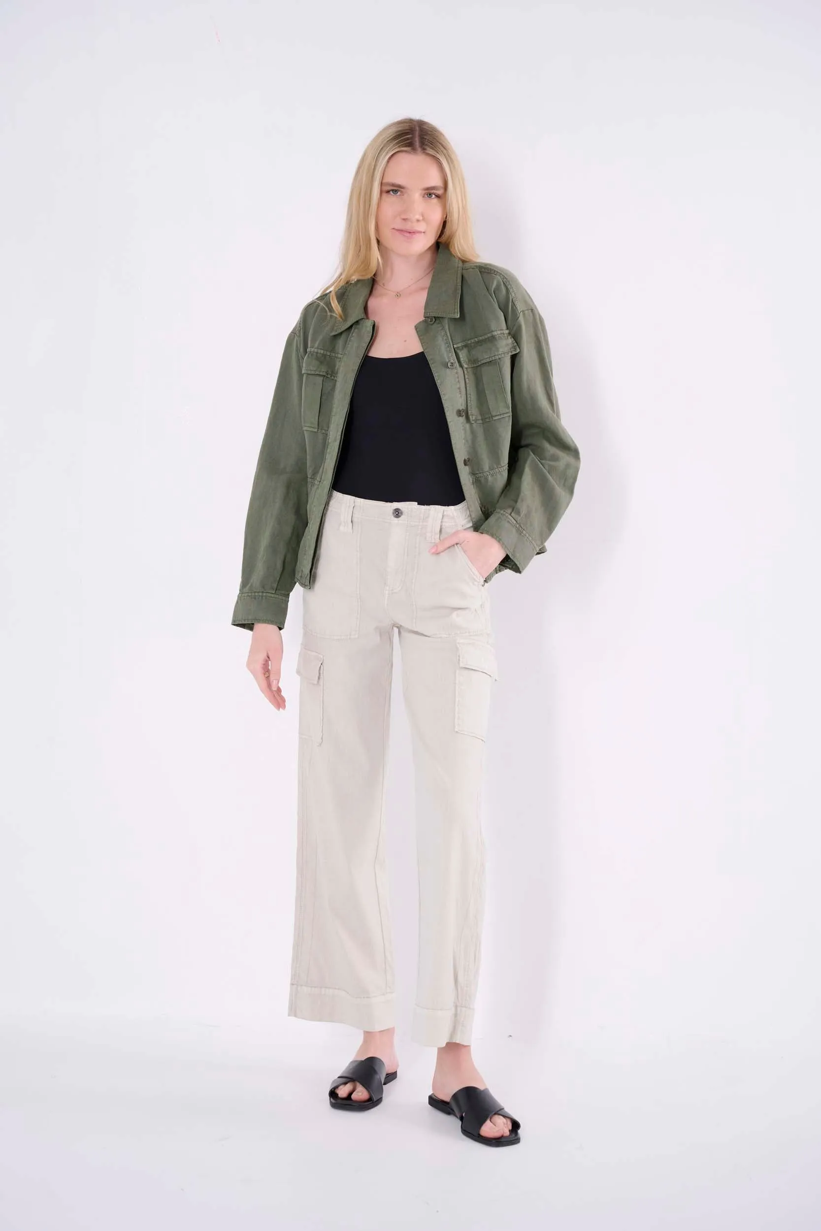 Ally Linen Cargo Pant