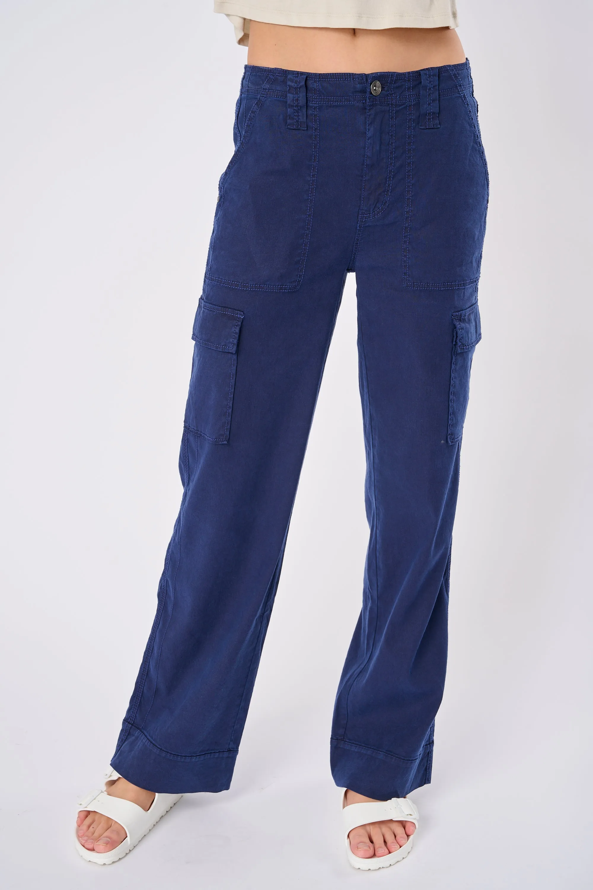 Ally Linen Cargo Pant