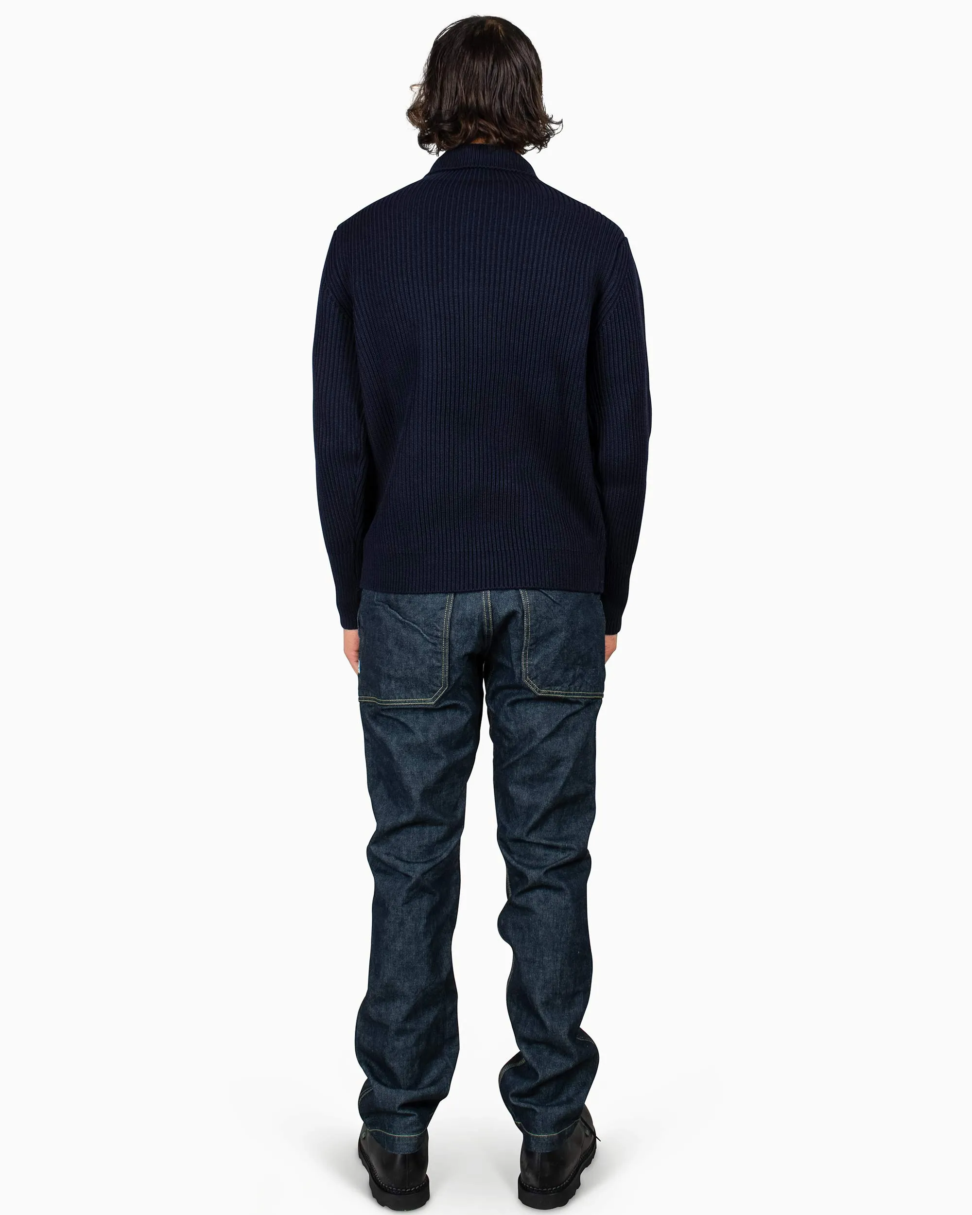 Andersen-Andersen Navy Turtleneck Navy Blue