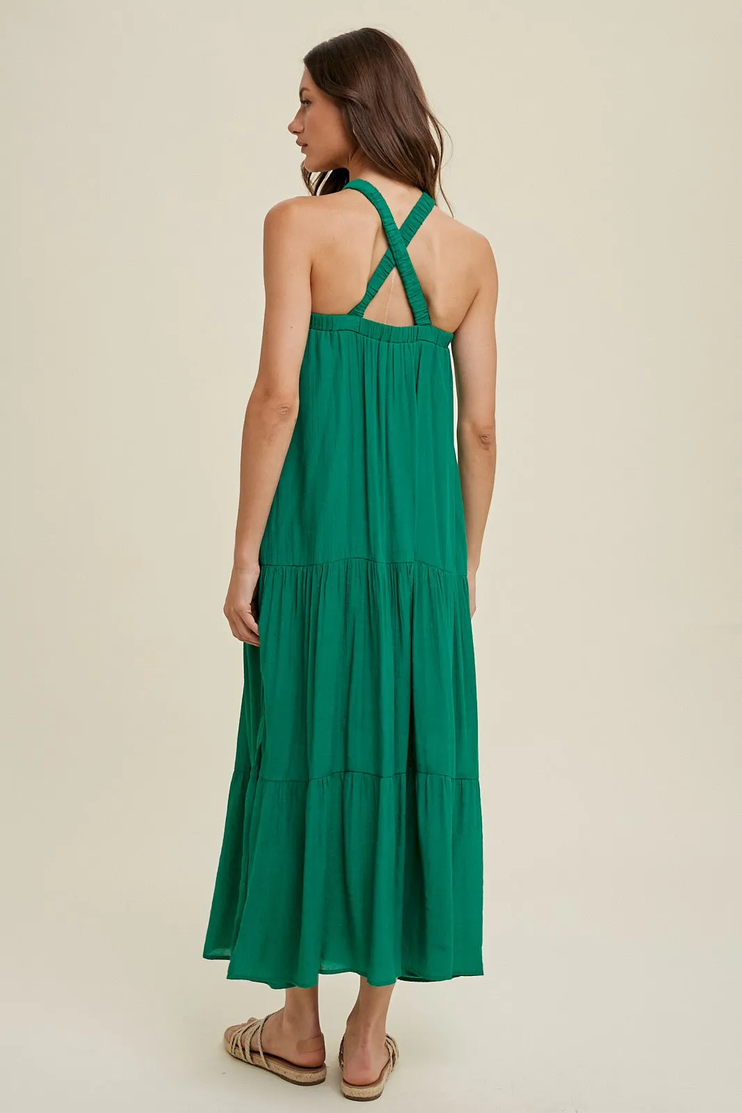 Aphrodite Halter Maxi Dress