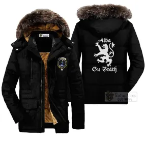 Arbuthnot Family Crest Parka Jacket Lion Rampant Alba Gu Brath Style