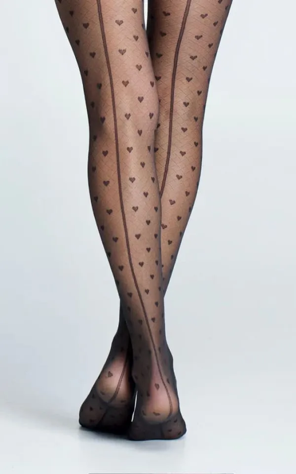 AVIANA- Jessica Queen of Hearts Tights