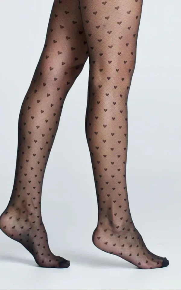 AVIANA- Jessica Queen of Hearts Tights