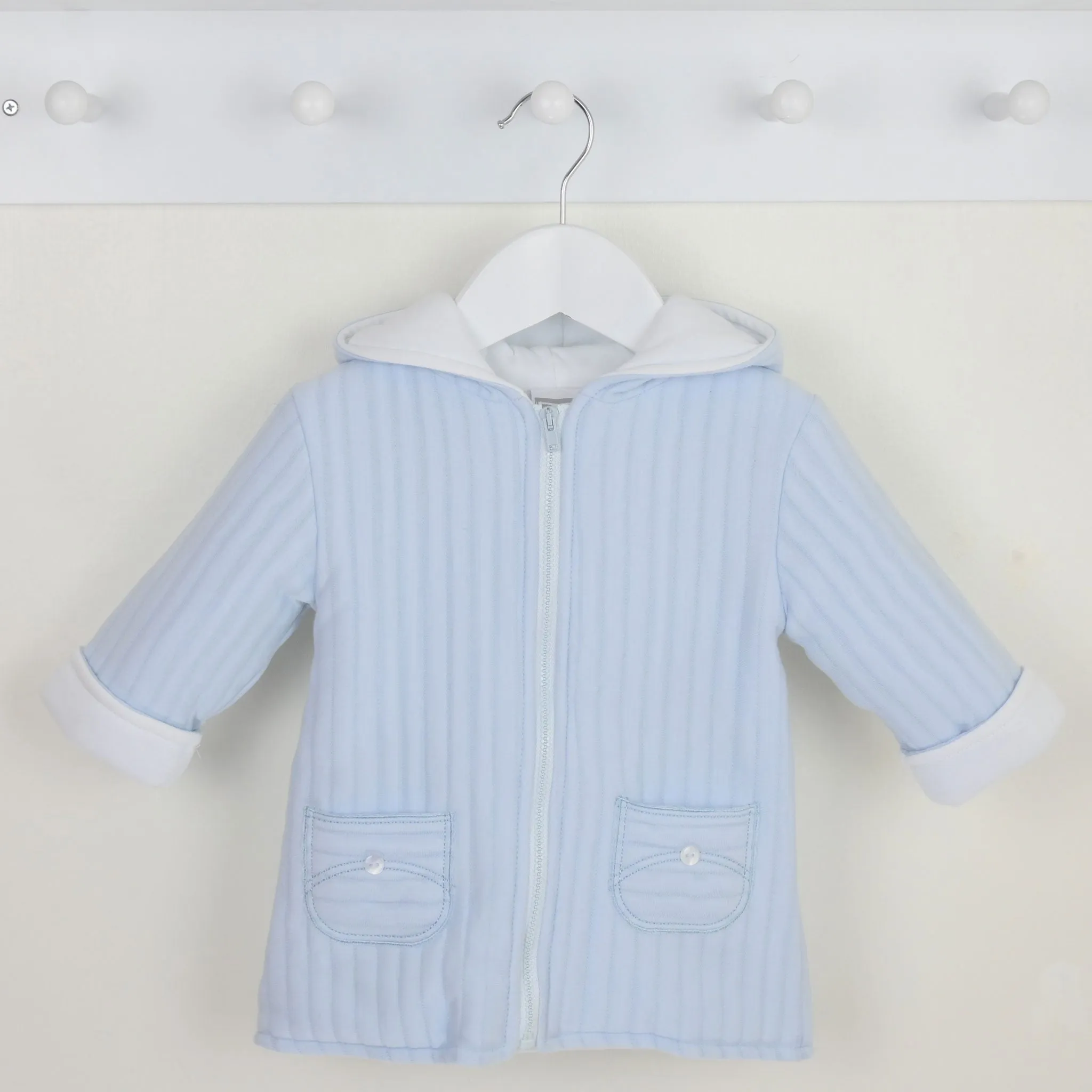 Baby Boys Blue Winter Coat - Pex