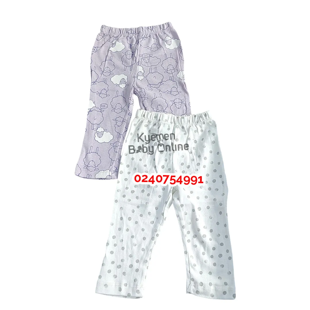 Baby Trousers (Carters Multicolored Pants) 2pcs