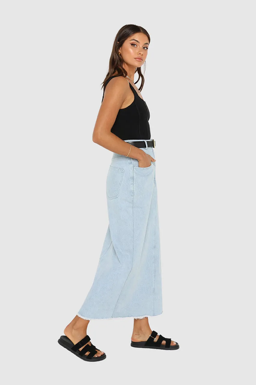 Bailey Maxi Skirt | Denim