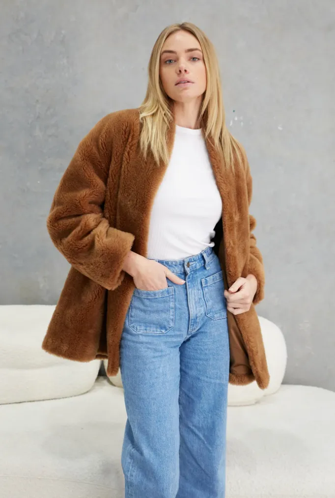 Birds Of A Feather Teddy Coat