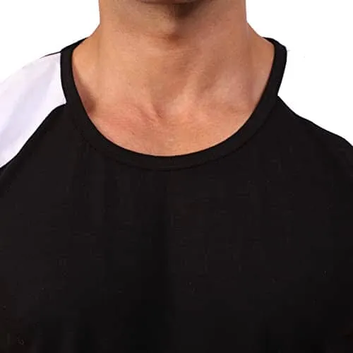 BKS COLLECTION Black Colour Vest Sleeveless Round Neck Solid for Men's Stylist Cotton T-Shirt