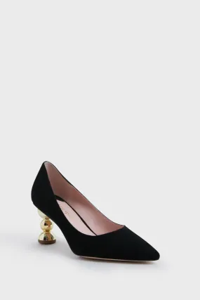 Black Charmer Pumps