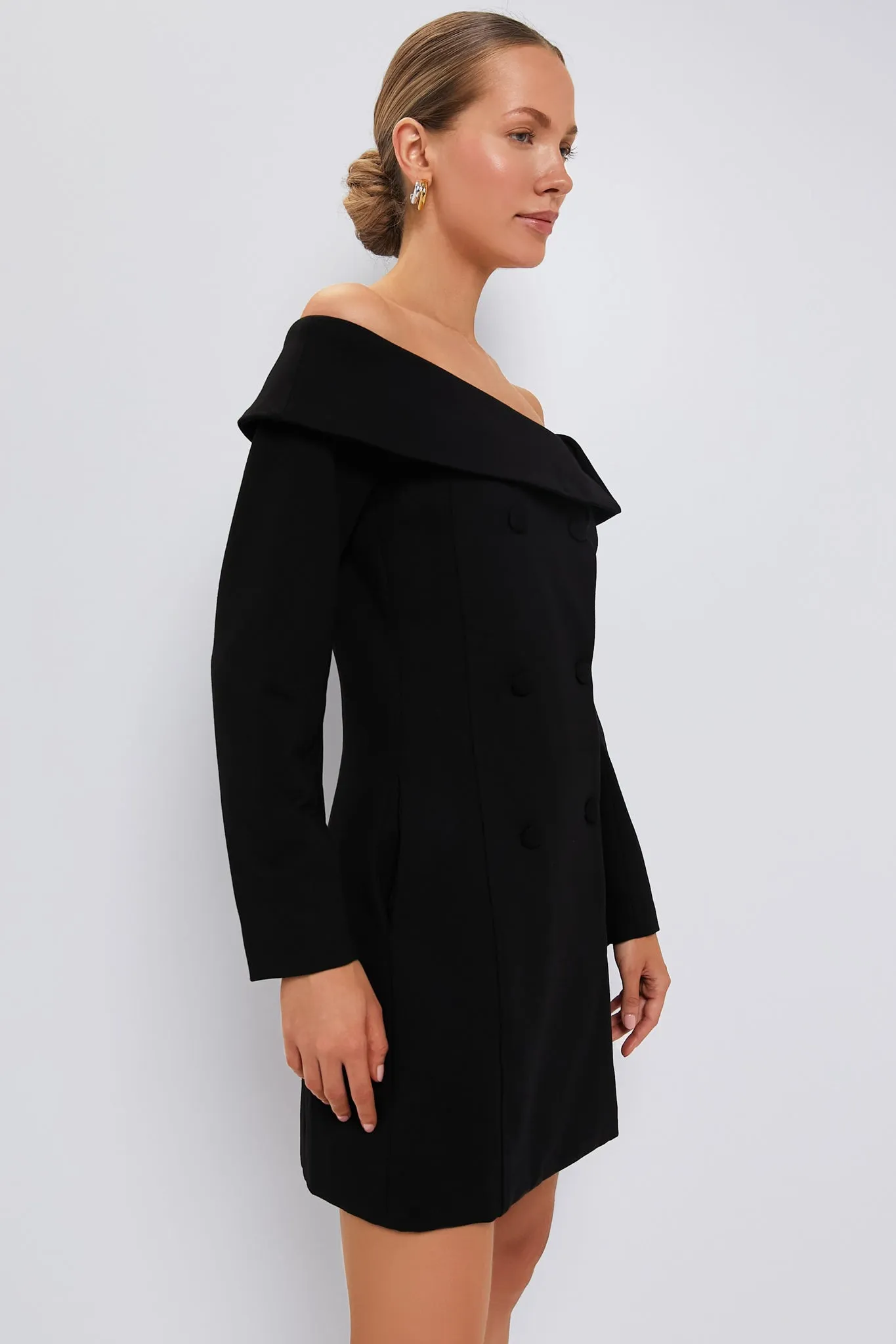 Black Ponte Remington Dress