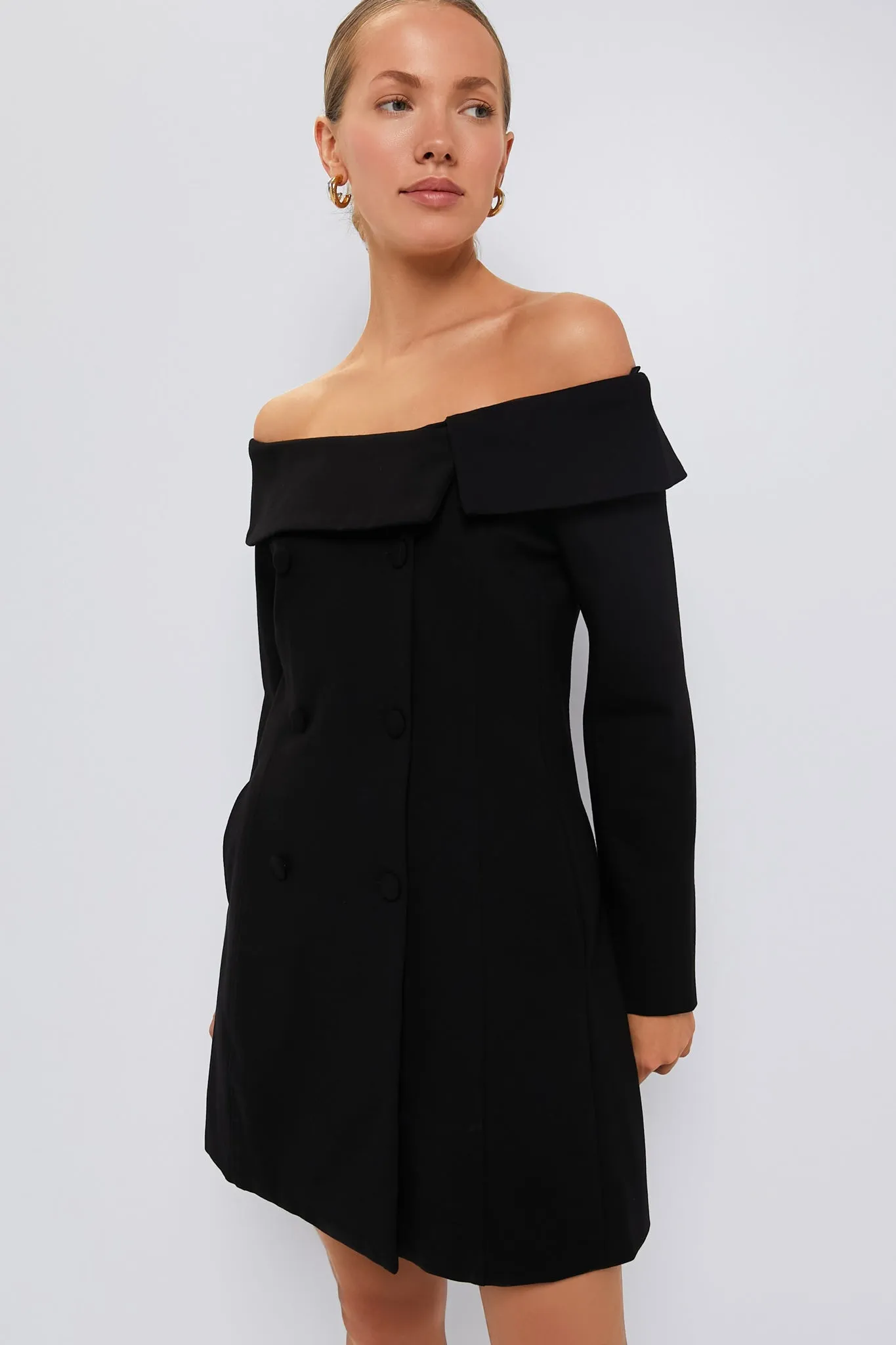 Black Ponte Remington Dress