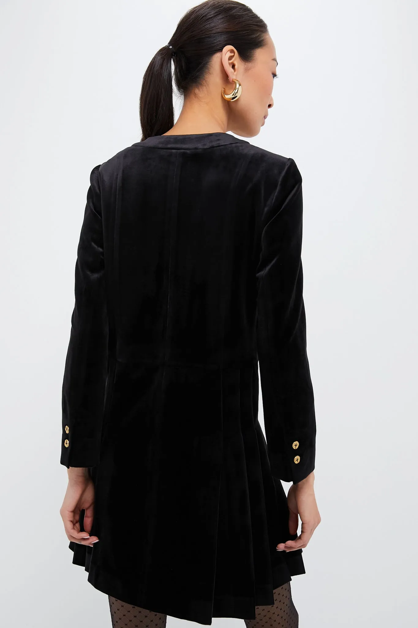 Black Velvet Whitney Dress