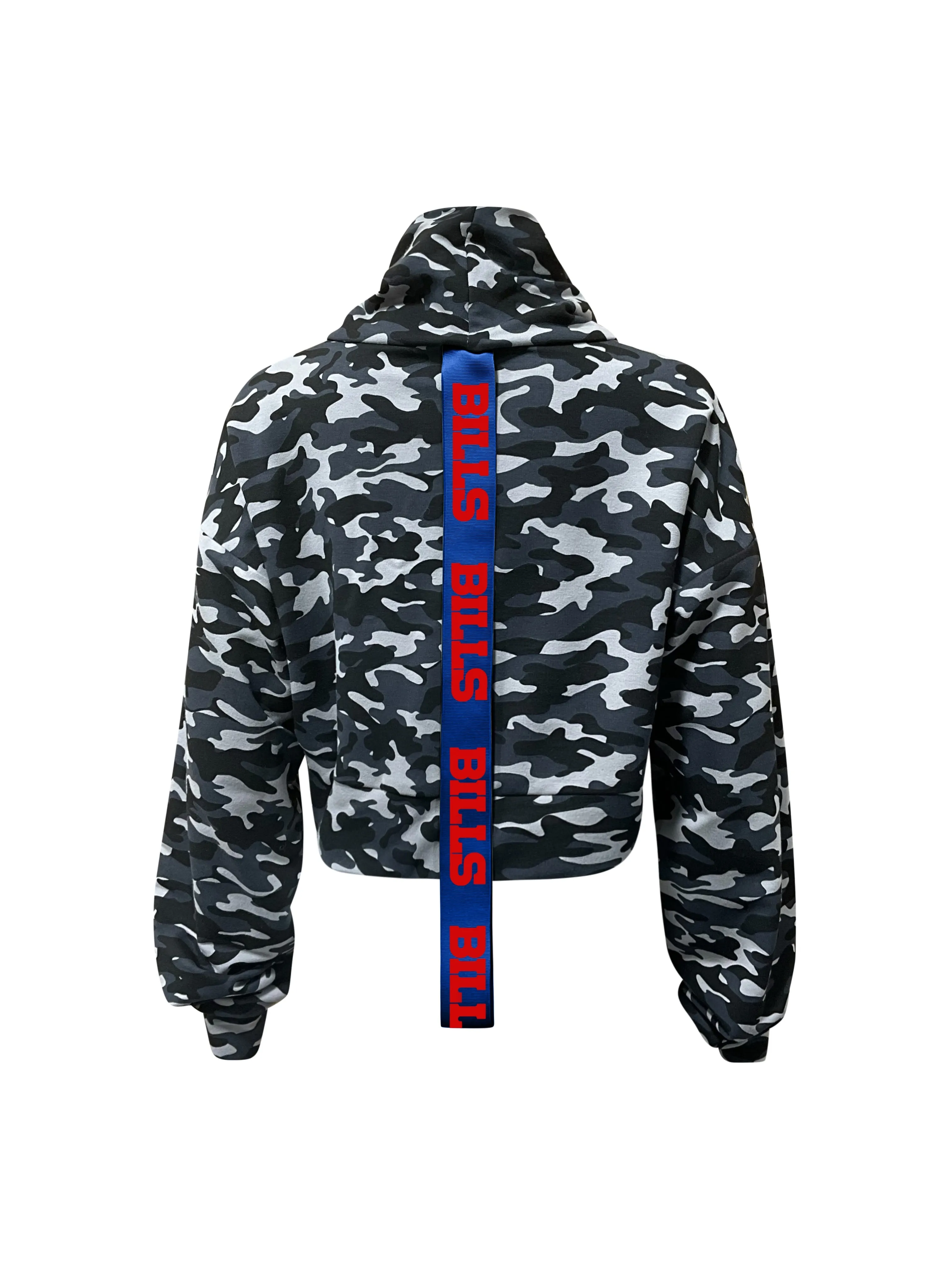 Buffalo Bills Crop Camo Sweatshirt