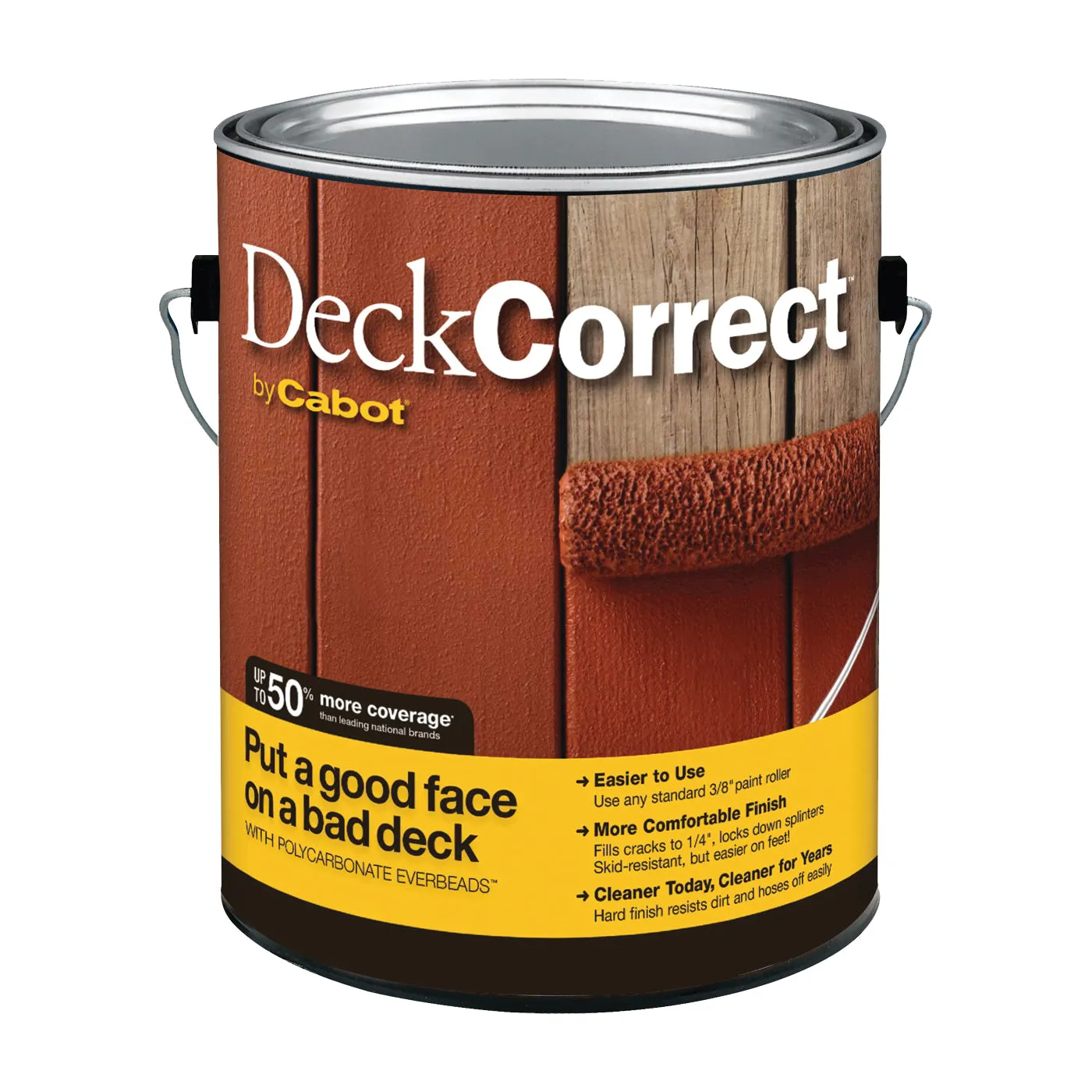 Cabot DeckCorrect 140.0025200.007 Deck Coat, Tint Base, Liquid, 1 gal