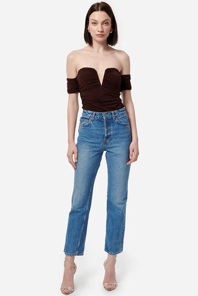 Cami NYC - Louis Bodysuit - Clove  *FINAL SALE