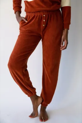 Cinnamon Terry Henley Sweatpant