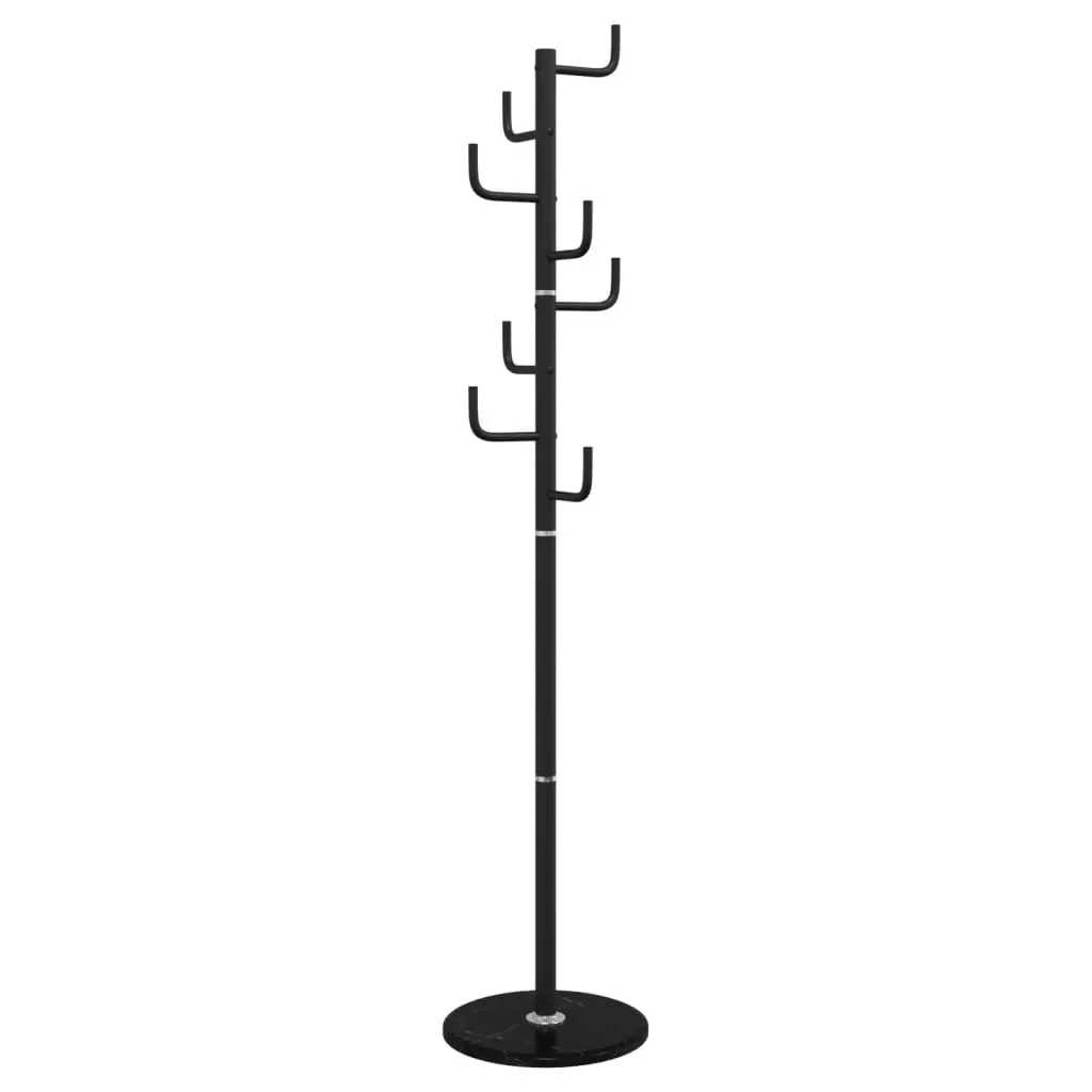 Coat Stand Black 183 cm Powder-coated Iron