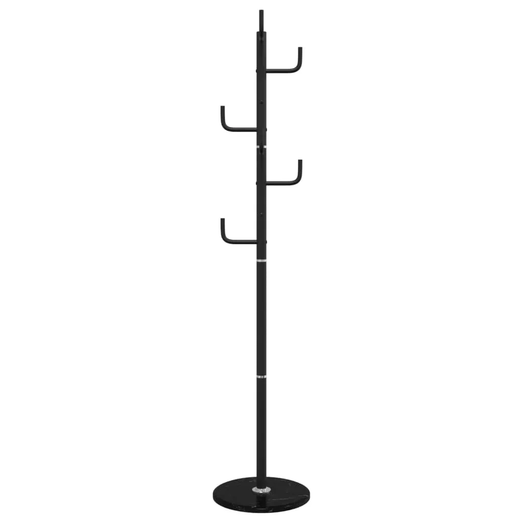 Coat Stand Black 183 cm Powder-coated Iron