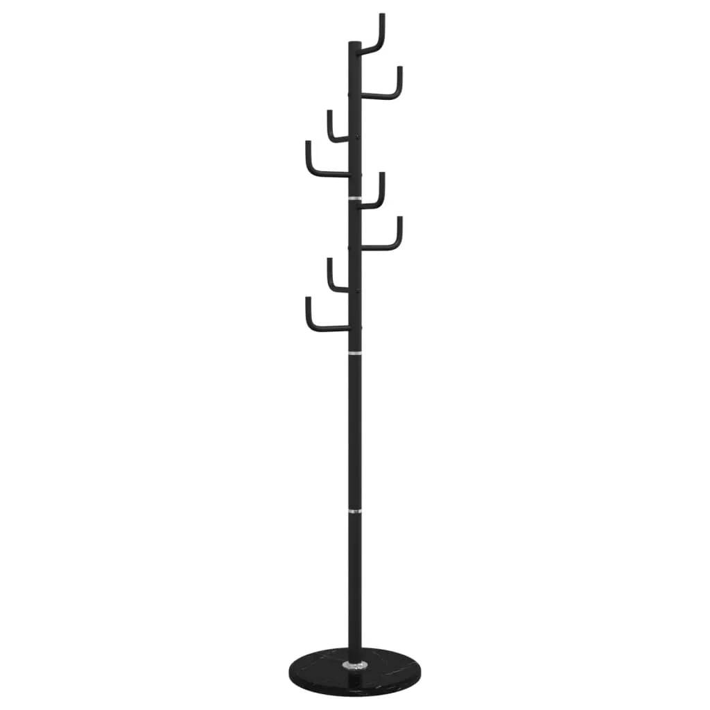 Coat Stand Black 183 cm Powder-coated Iron