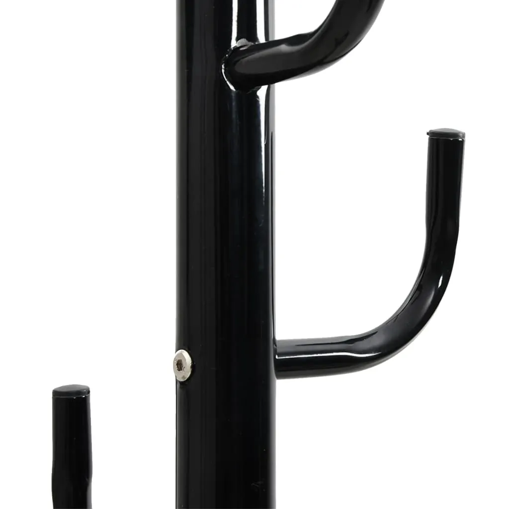 Coat Stand Black 183 cm Powder-coated Iron