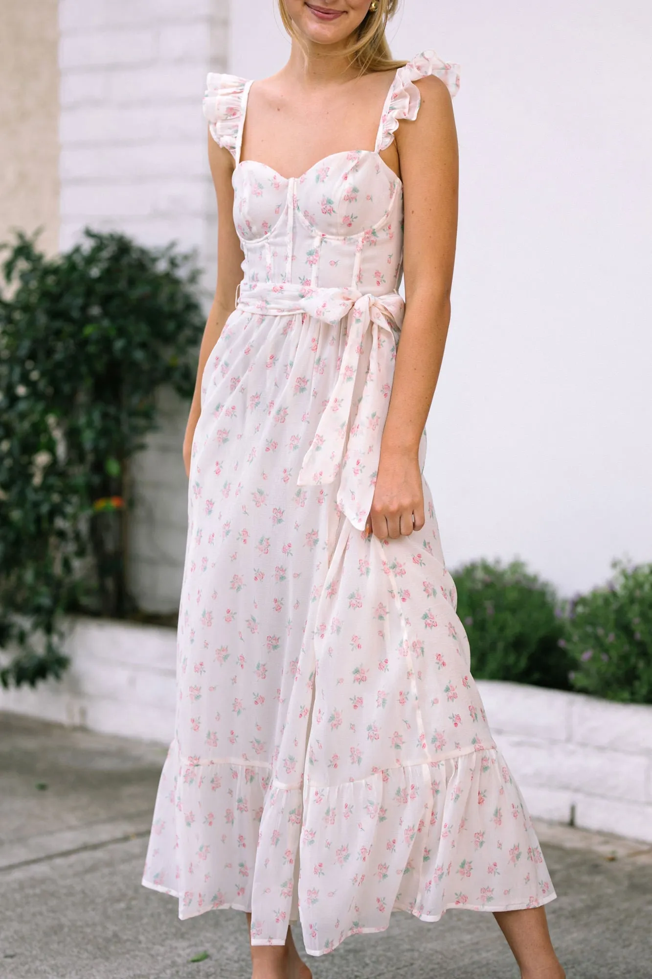 Colette Corset Floral Dress