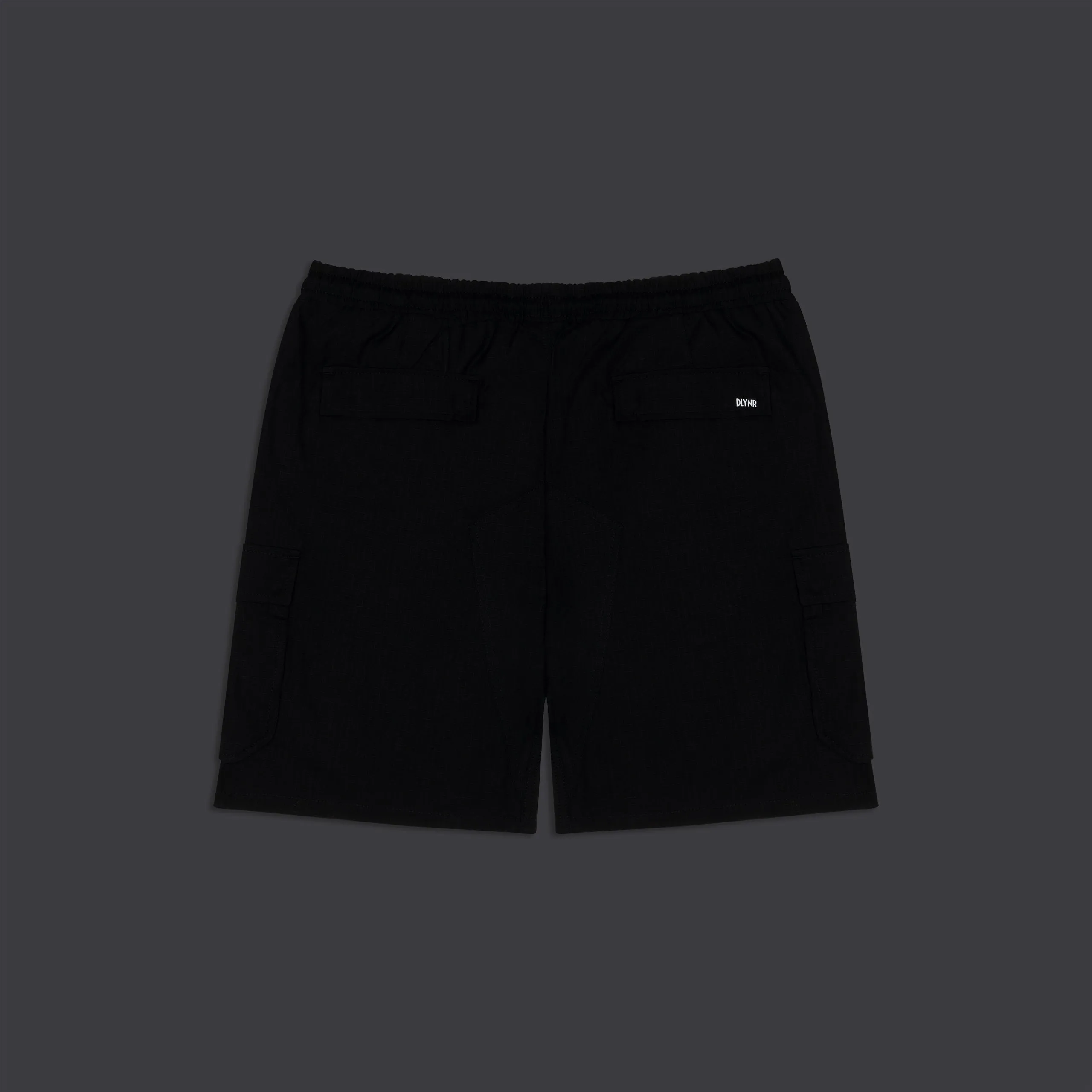 Cotton Ripstop Cargo Easyshorts Black