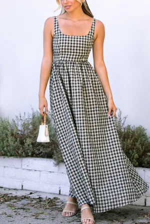 Dani Gingham Maxi Dress