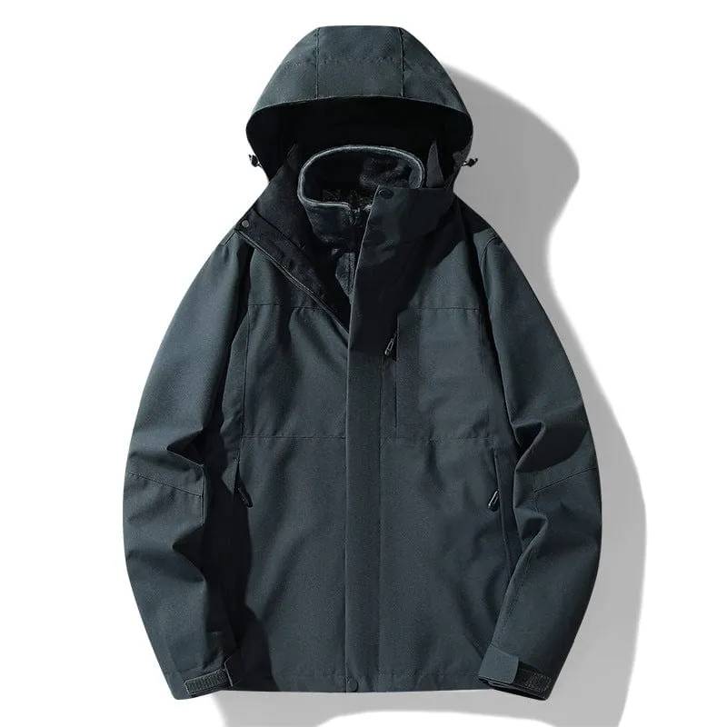 Detachable Winter Waterproof Windproof Jacket-QH618