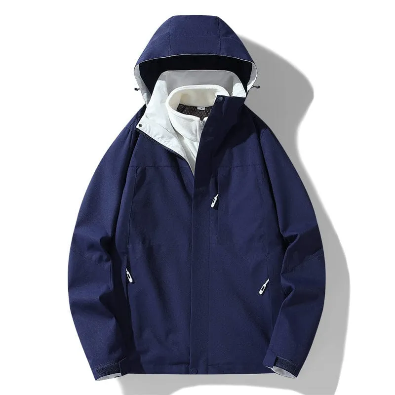 Detachable Winter Waterproof Windproof Jacket-QH618