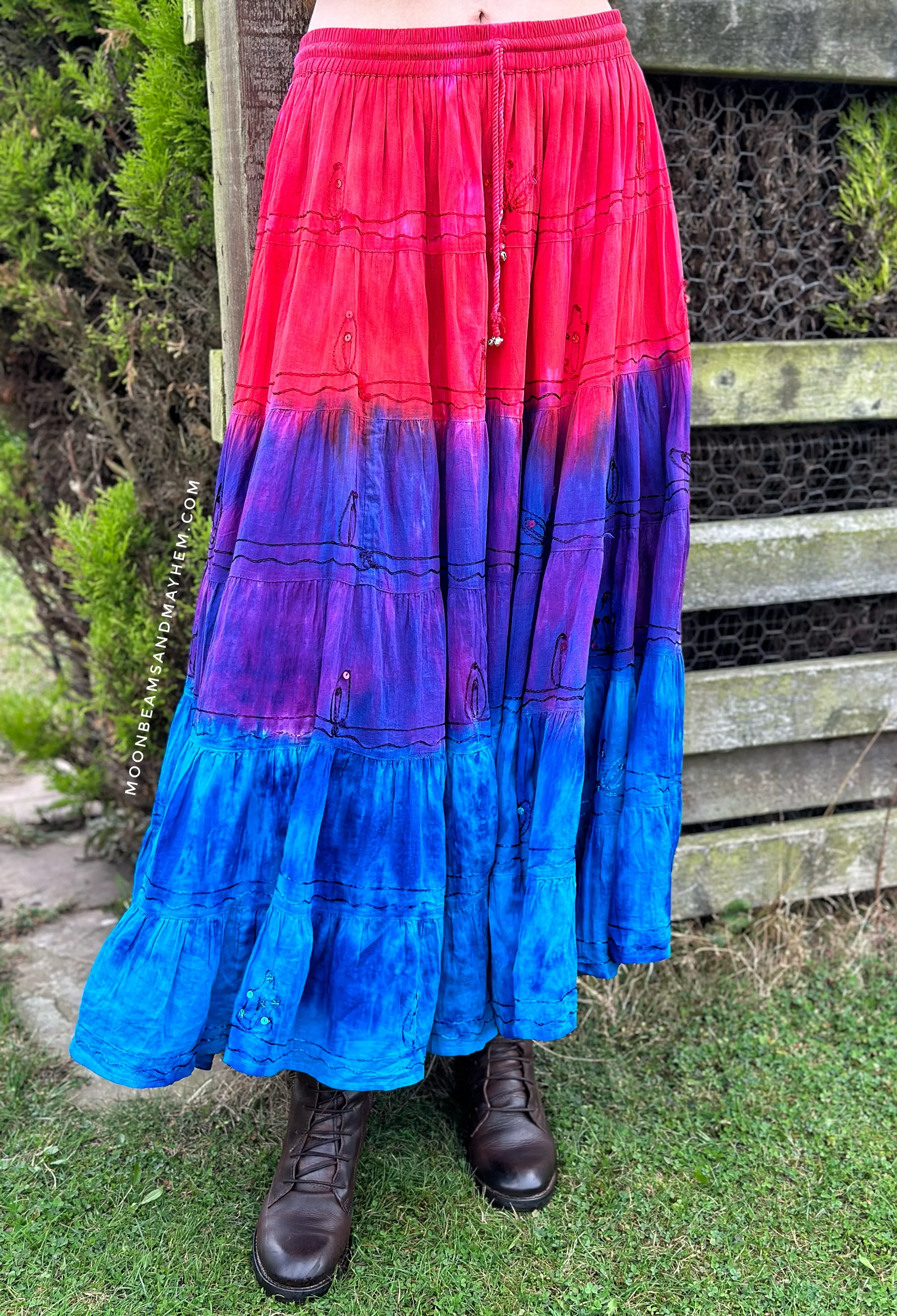 DIP DYE ROSELLA SKIRT