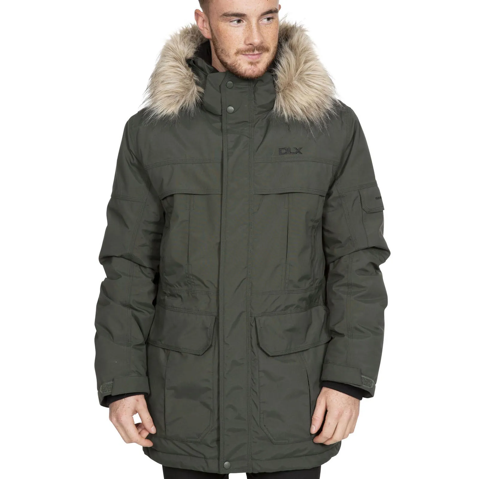 DLX Mens Highland Waterproof Down Parka Jacket