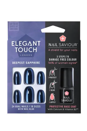 Elegant Touch - Nail Saviour -Deep Sapphire Nails