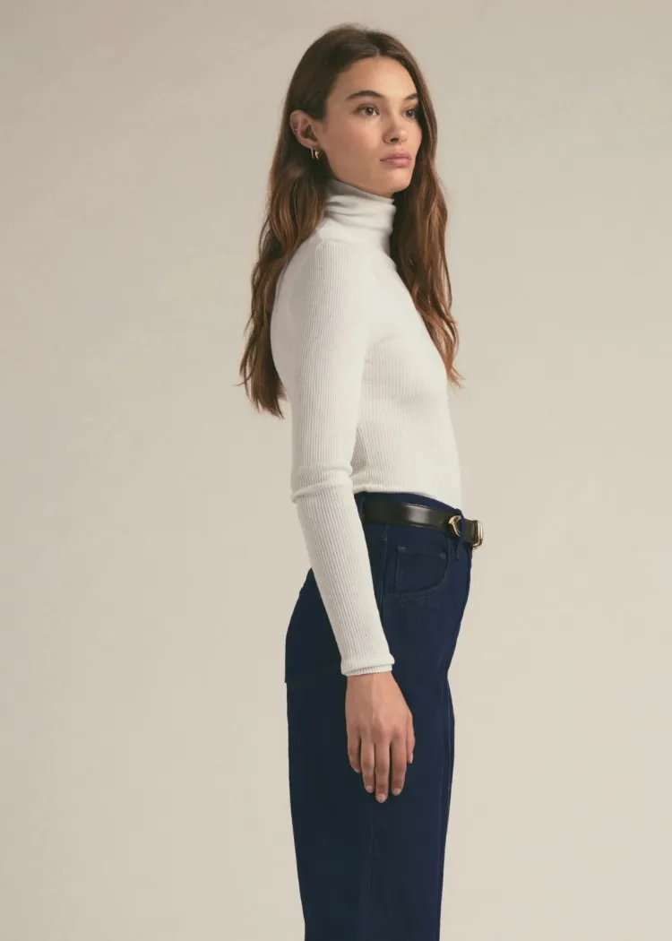 Favorite Daughter The Amelia L/S Top- Ivory