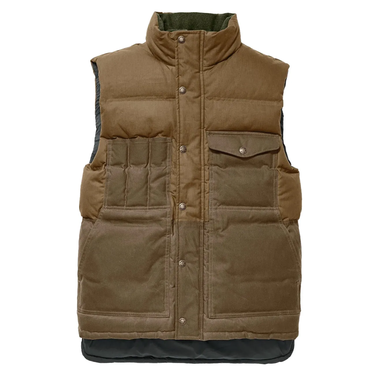 Filson Down Cruiser Vest Dark Tan