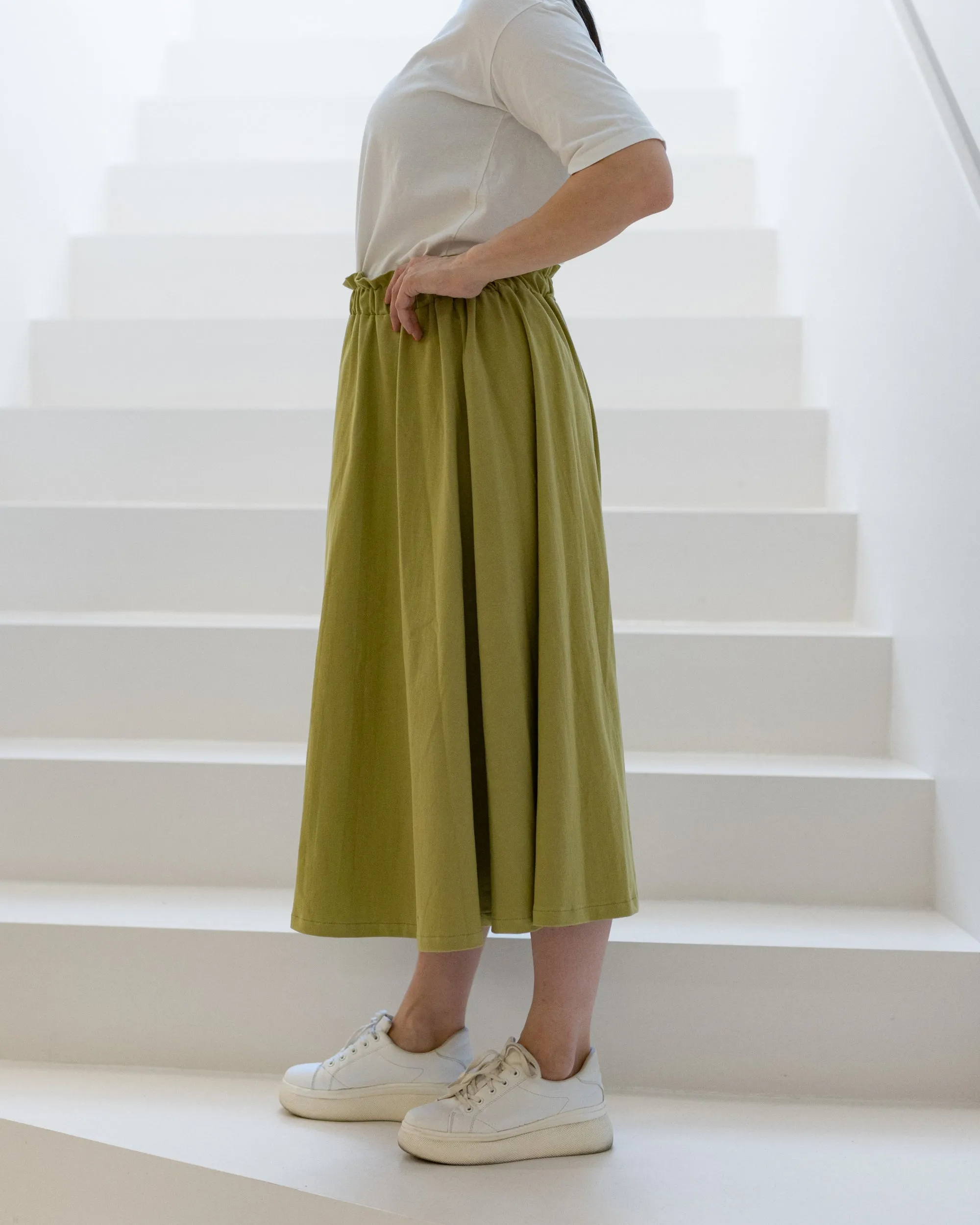 Frilla Skirt Olive Green