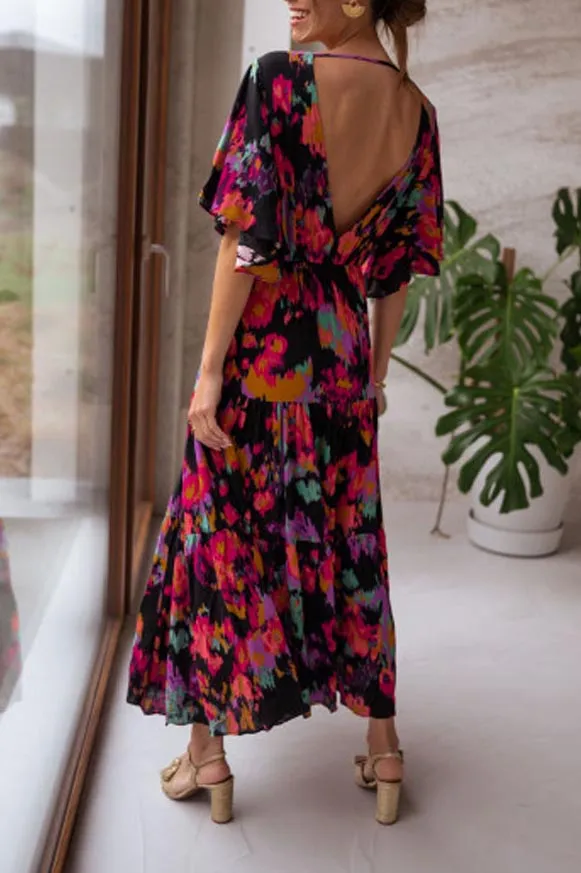 Give Your All Floral Maxi Dress