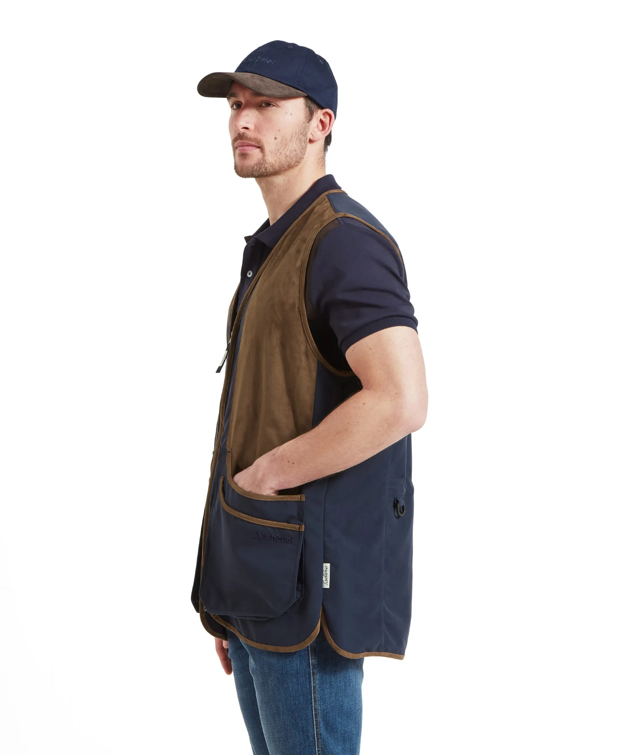 Grimsthorpe Clay Shooting Vest - True Navy