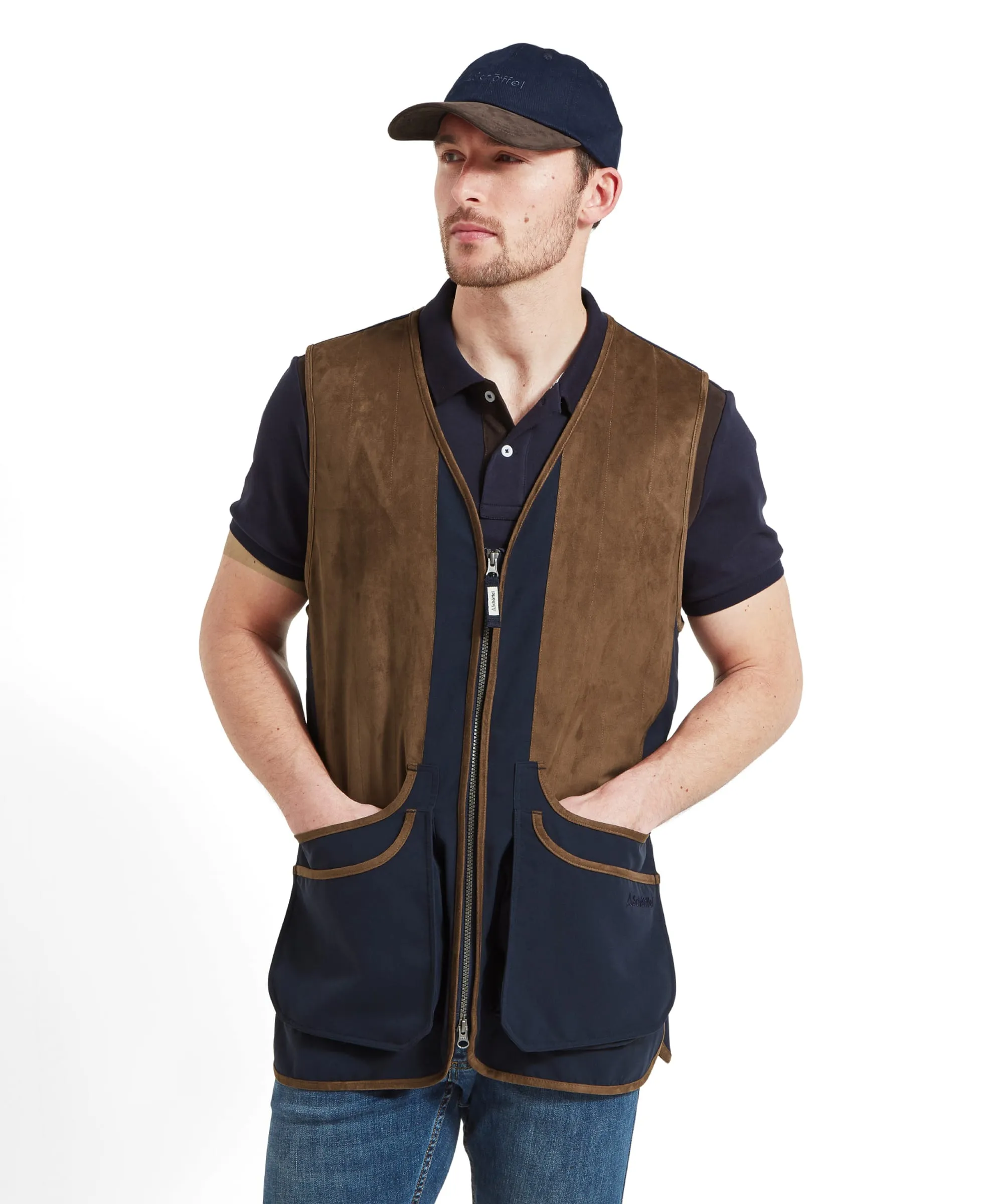 Grimsthorpe Clay Shooting Vest - True Navy