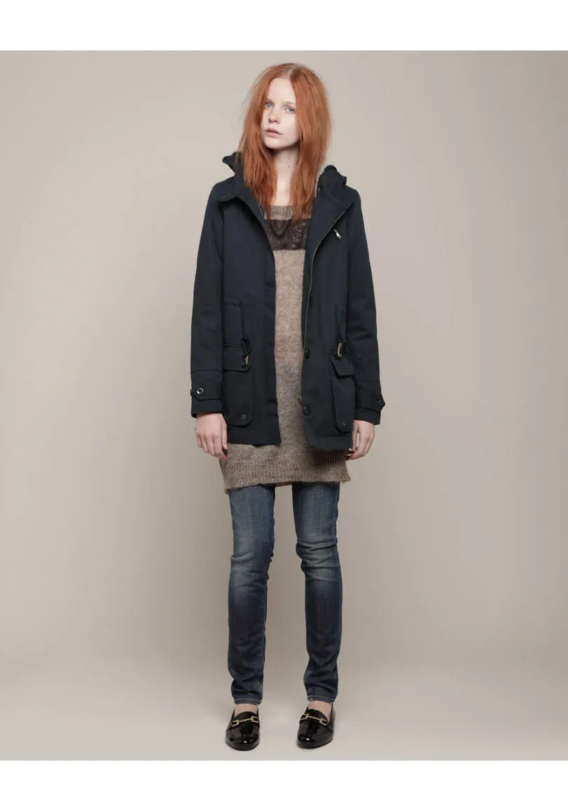 Hooded Fleece Lined Parka