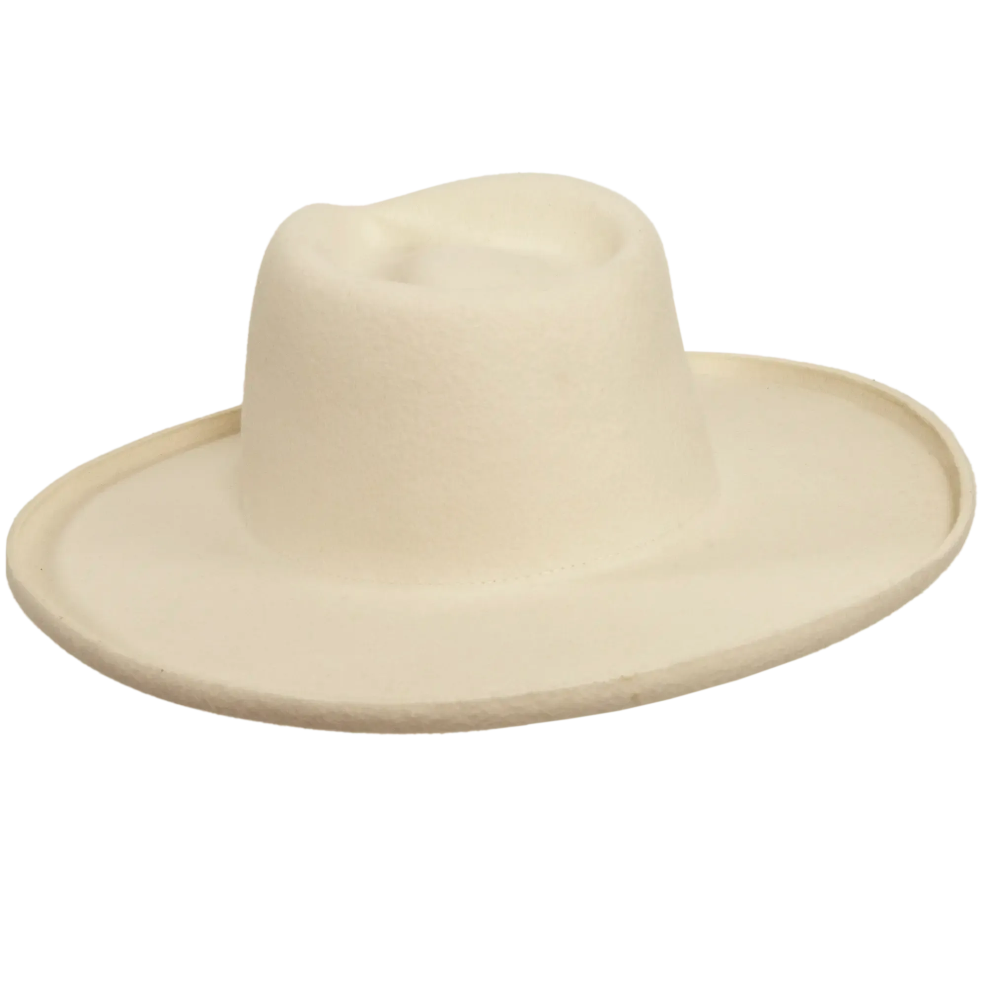 Hudson | Womens Pencil Rim Felt Fedora Hat