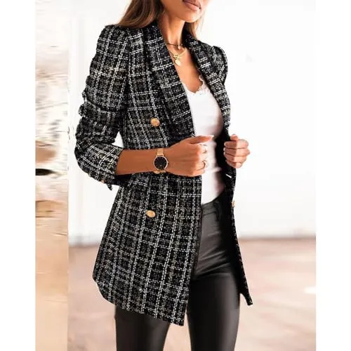 iForgirls 2023 Autumn/Winter Women's Long Sleeve Double Breasted Suit