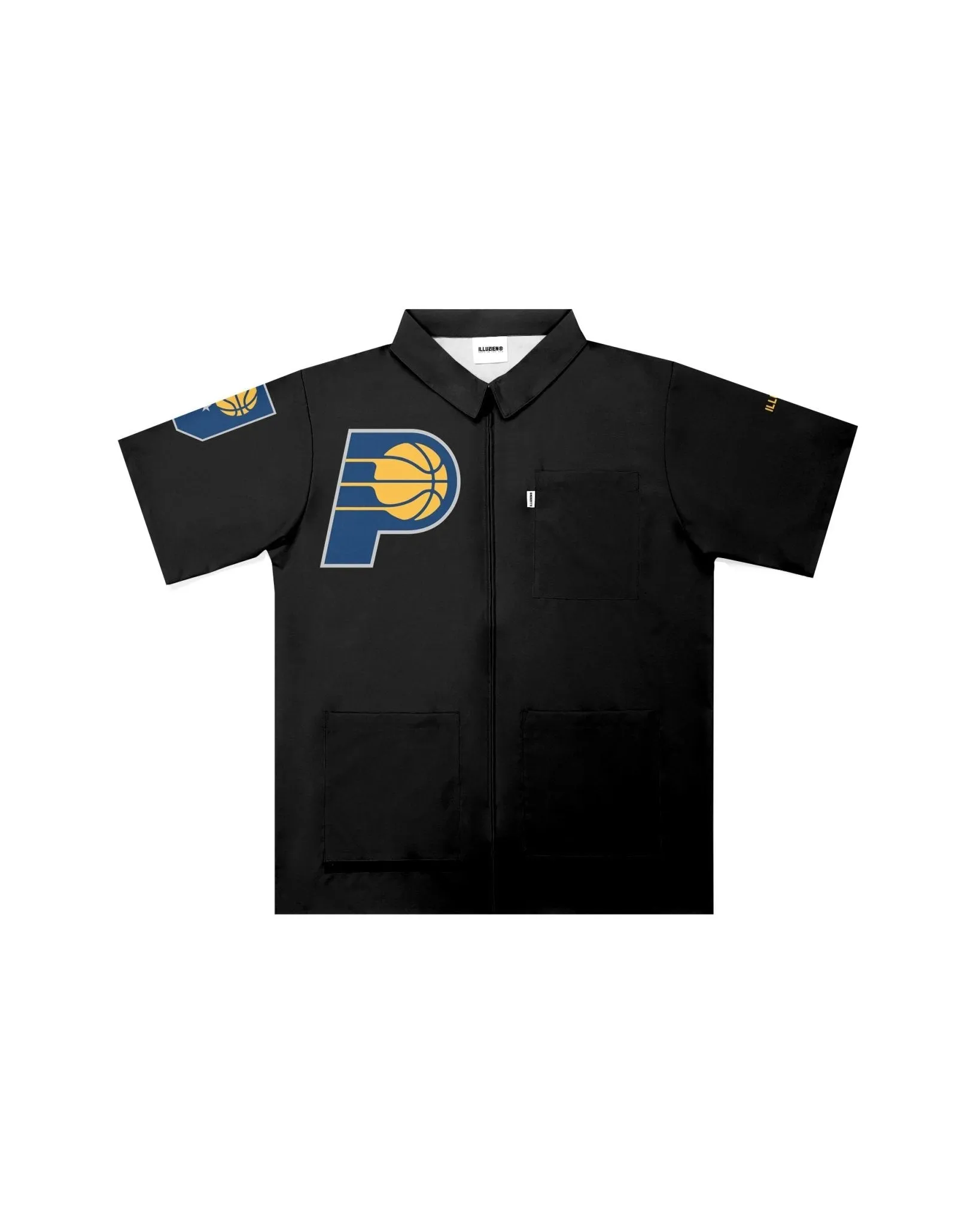 Indiana Pacers "Big Logo" Traditional Barber Jacket