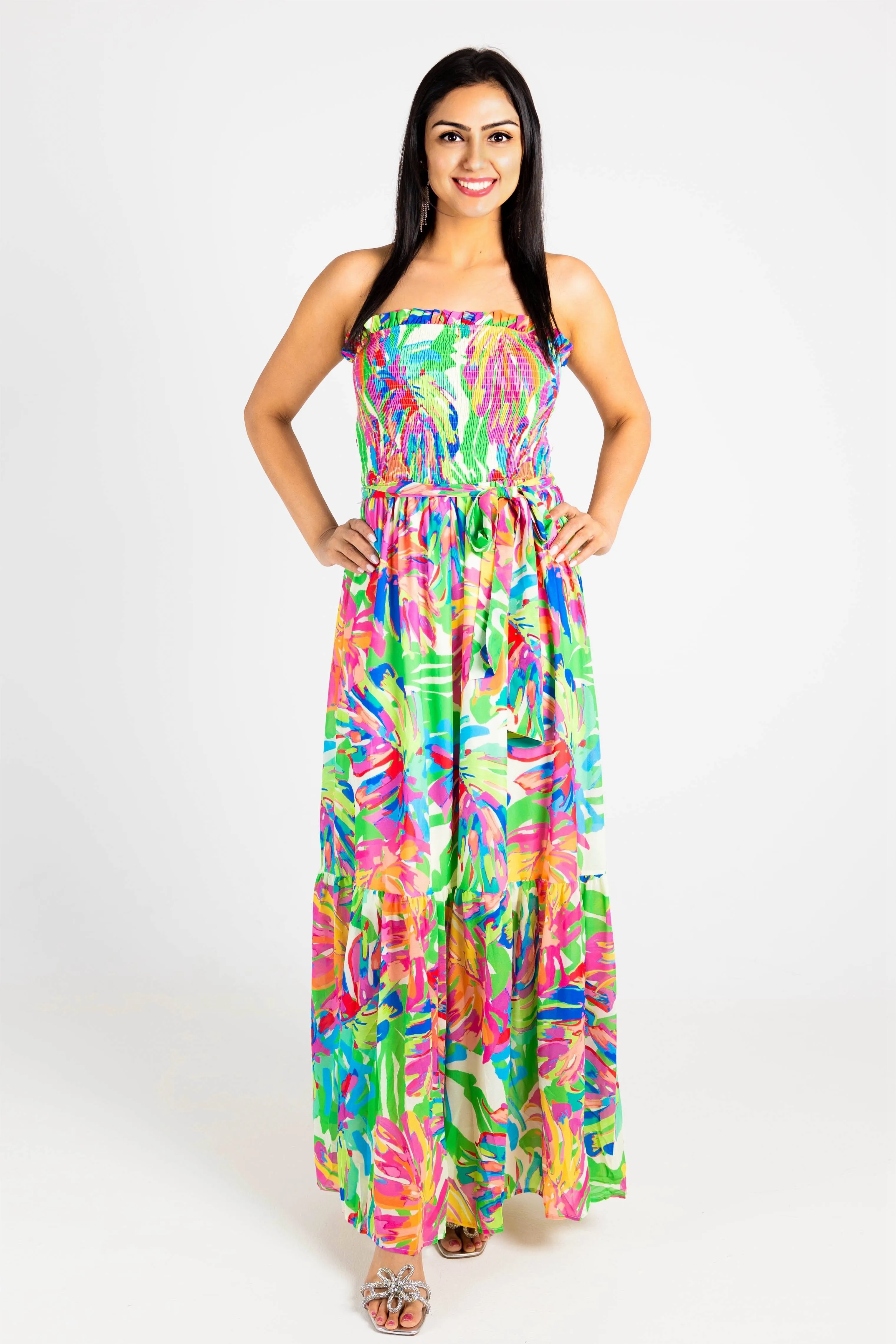 Island In The Sun Maxi Dress